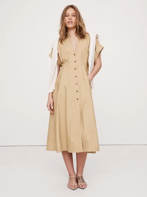 Poplin Shirt Dress sold by Banana Republic