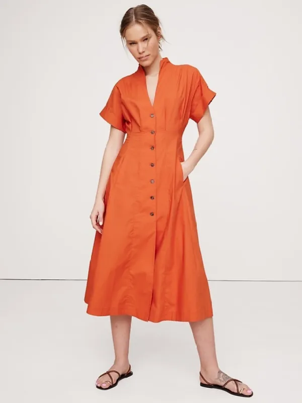 Poplin Shirt Dress sold by Banana Republic