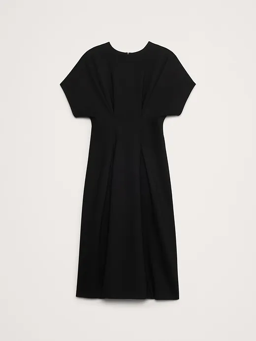 Everywhere Ponte Seamed Midi Dress sold by Banana Republic product image thumbnail 4