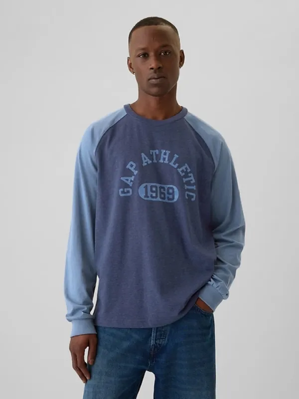 Gap Athletic Logo Raglan T-Shirt sold by GAP