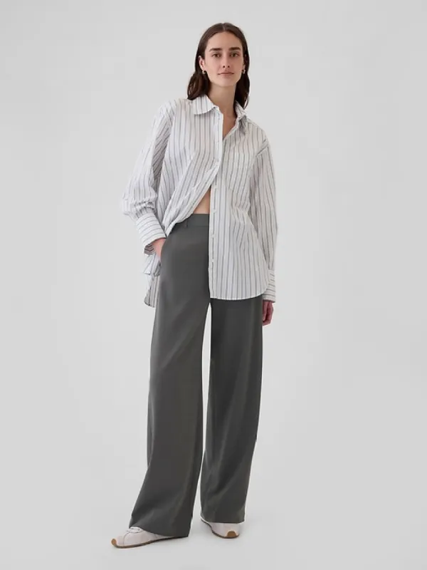 365 High Rise Brushed Twill Trousers sold by GAP