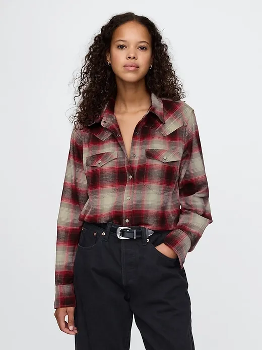 Flannel Western Shirt sold by GAP