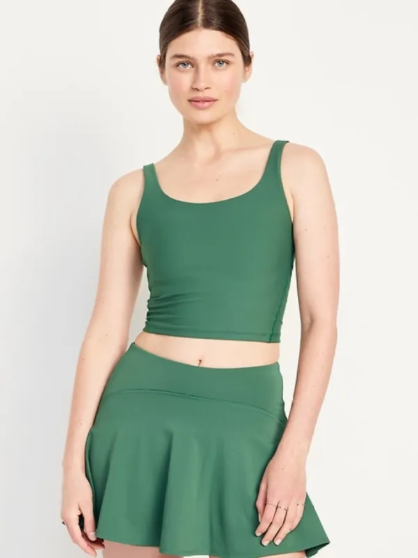 Light Support PowerSoft Longline Sports Bra sold by GAP