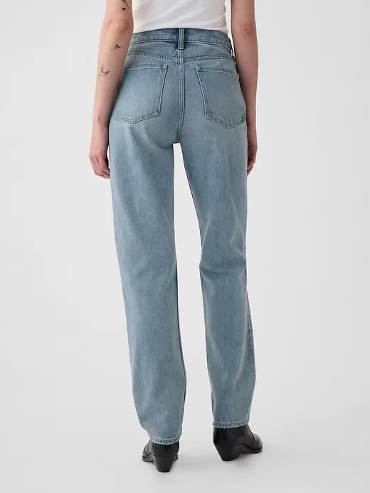High Rise '90s Straight Jeans sold by GAP product image thumbnail 4