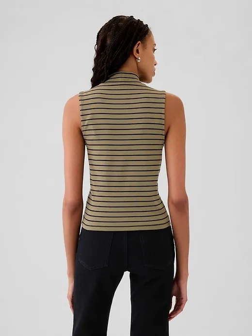Modern Mockneck Tank Top sold by GAP product image thumbnail 2