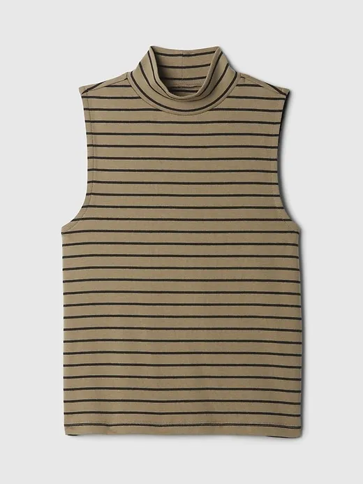 Modern Mockneck Tank Top sold by GAP product image thumbnail 5