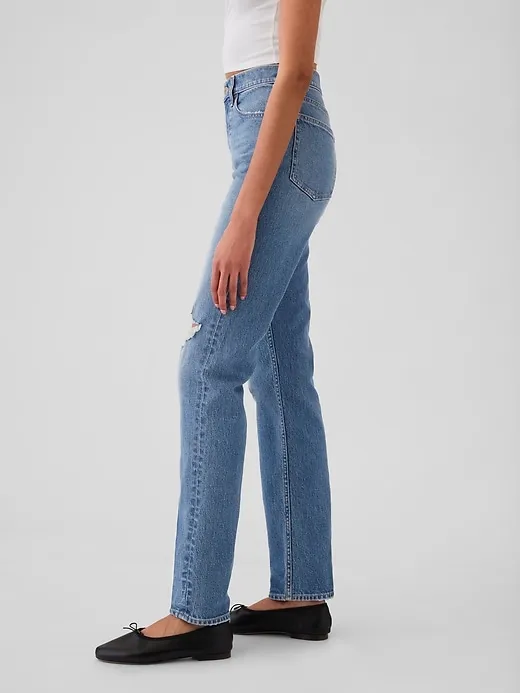 High Rise '90s Straight Jeans sold by GAP product image thumbnail 3