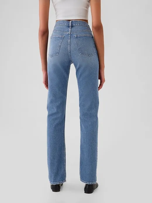 High Rise '90s Straight Jeans sold by GAP product image thumbnail 4