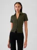 Modern Rib Button Polo Shirt sold by GAP