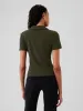 Modern Rib Button Polo Shirt sold by GAP