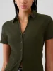Modern Rib Button Polo Shirt sold by GAP