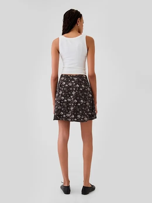 Crepe Floral Mini Skirt sold by GAP product image thumbnail 2