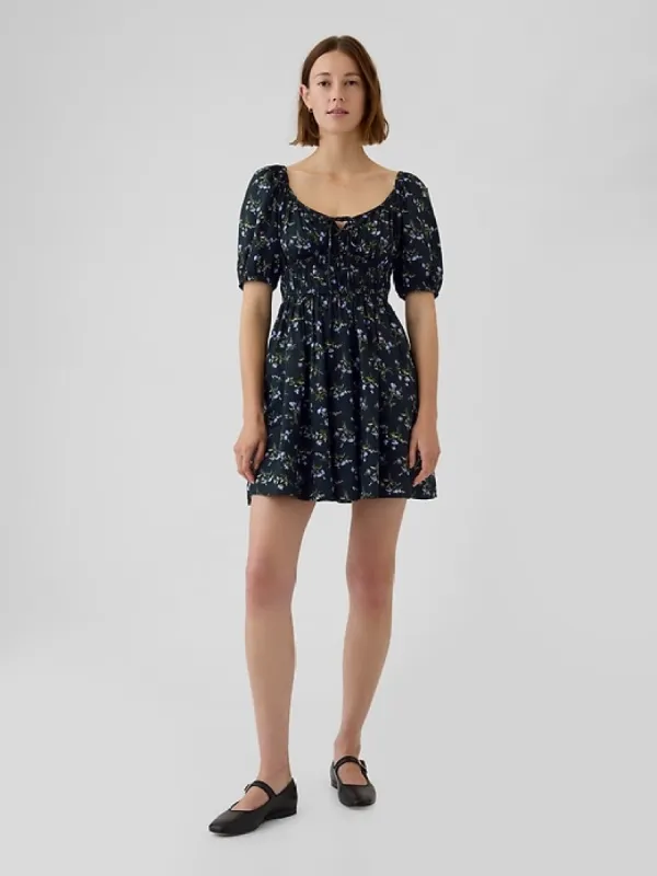 Smocked Mini Dress sold by GAP