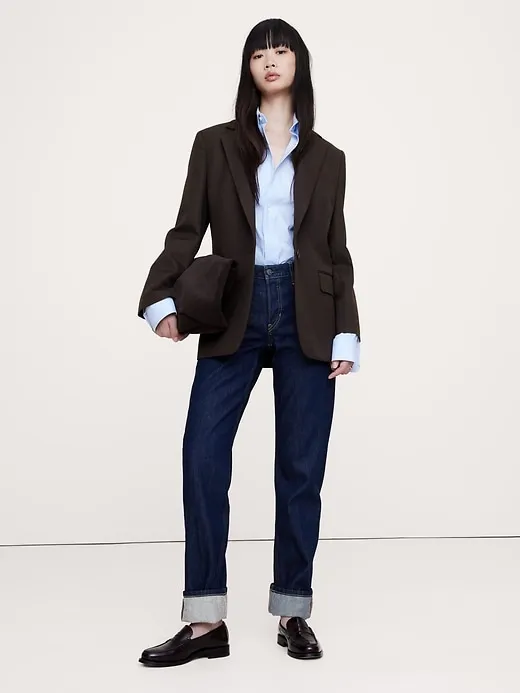 Boyfriend Wool Blazer sold by Banana Republic