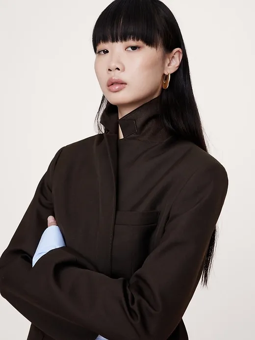 Boyfriend Wool Blazer sold by Banana Republic product image thumbnail 3