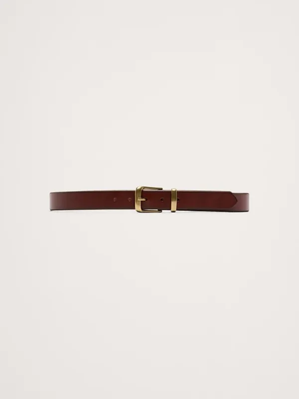 Metal Catch Leather Belt sold by Banana Republic