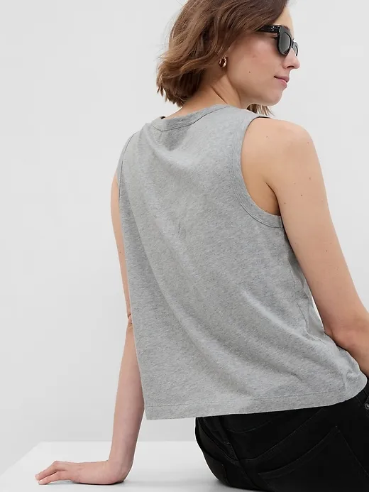 Organic Cotton Vintage Shell Tank Top sold by GAP product image thumbnail 2