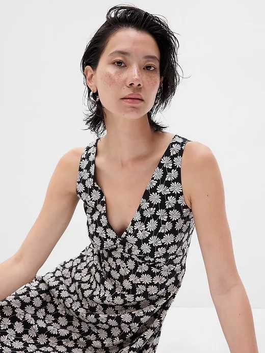 V-Neck Mini Dress sold by GAP product image thumbnail 3