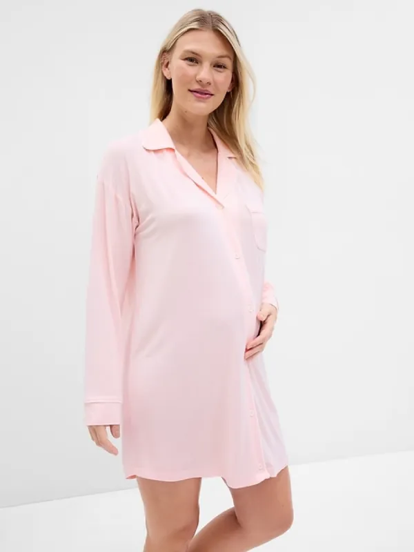 Maternity Modal PJ Shirtdress sold by GAP