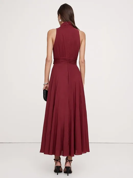 Stretch-Crepe Maxi Dress sold by Banana Republic product image thumbnail 2