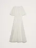 Linen-Silk Cut-Out Maxi Dress sold by Banana Republic