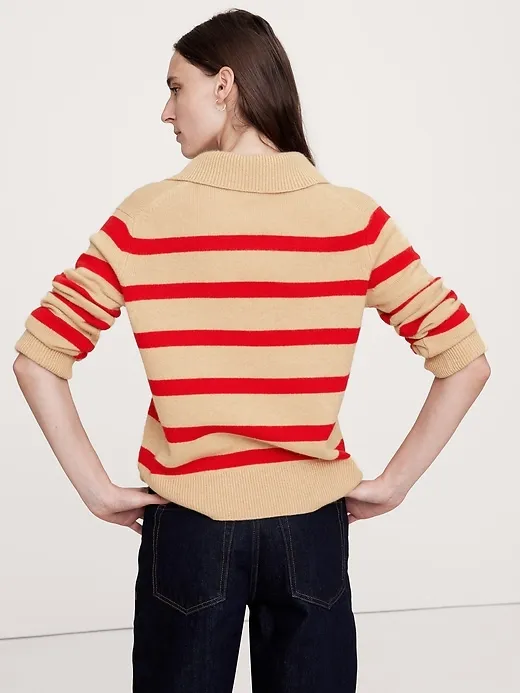 Cashmere Rugby Sweater Polo sold by Banana Republic product image thumbnail 2