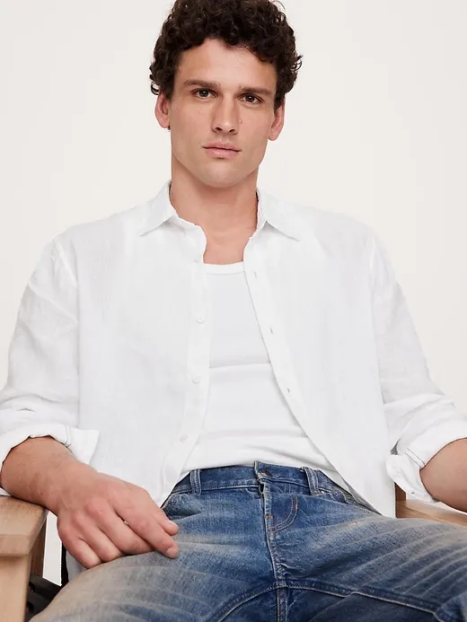 Standard Linen Shirt sold by Banana Republic product image thumbnail 4