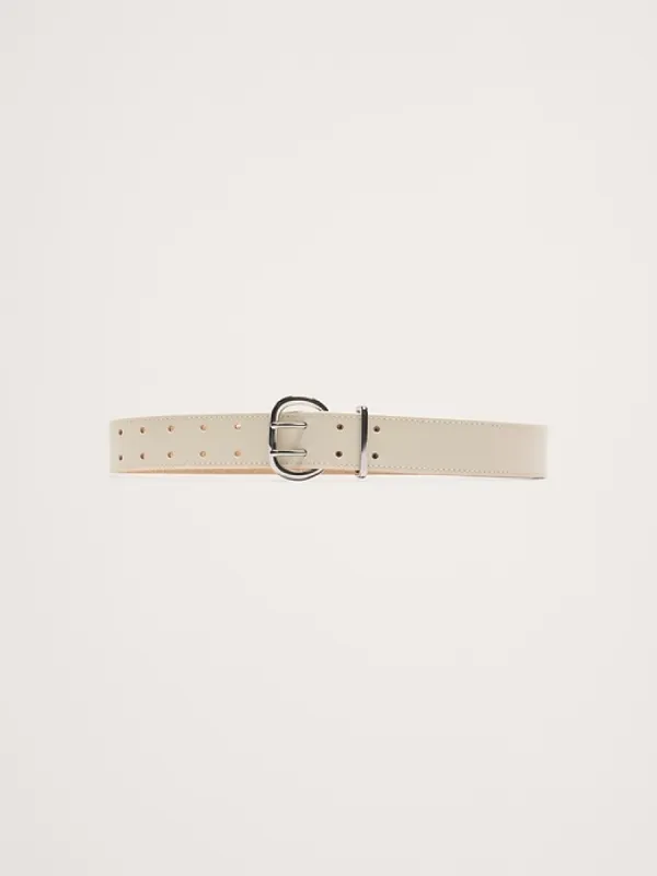 Leather Double-Punch Waist Belt sold by Banana Republic