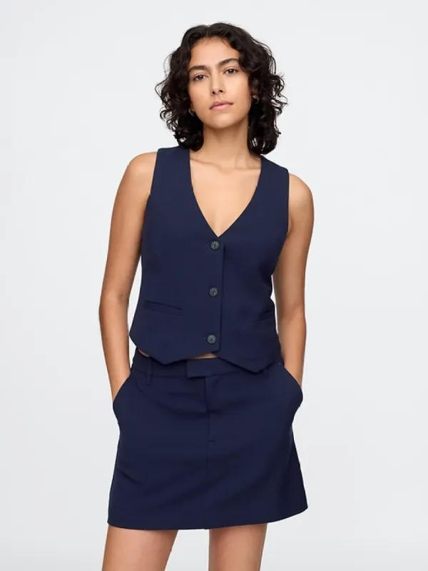 Cropped Vest sold by GAP