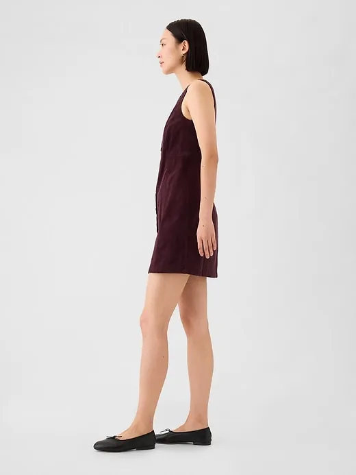 Corduroy Button Mini Dress sold by GAP product image thumbnail 3