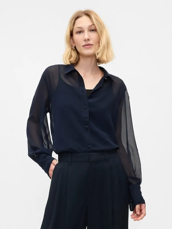 Recycled Sheer Shirt sold by GAP