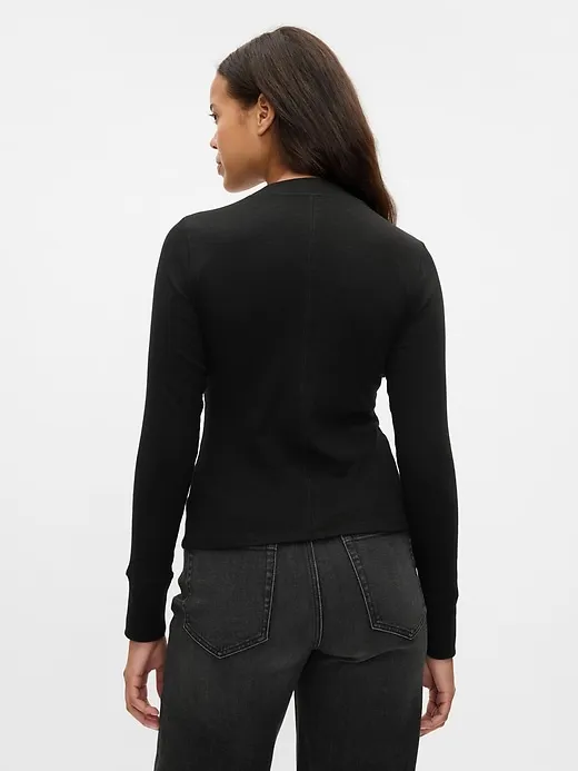 Essential Rib Mockneck T-Shirt sold by GAP product image thumbnail 2