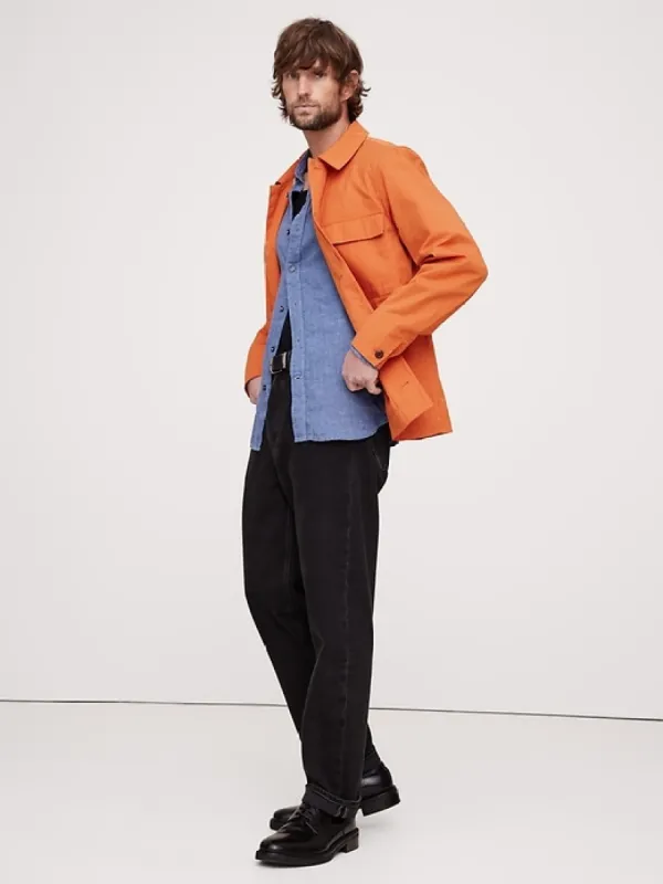 Slim Castello Linen Shirt sold by Banana Republic