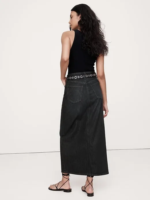 Denim Maxi Skirt sold by Banana Republic product image thumbnail 2