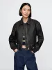 Vegan Leather Bomber Jacket sold by GAP