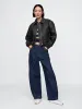 Vegan Leather Bomber Jacket sold by GAP