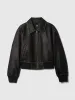 Vegan Leather Bomber Jacket sold by GAP