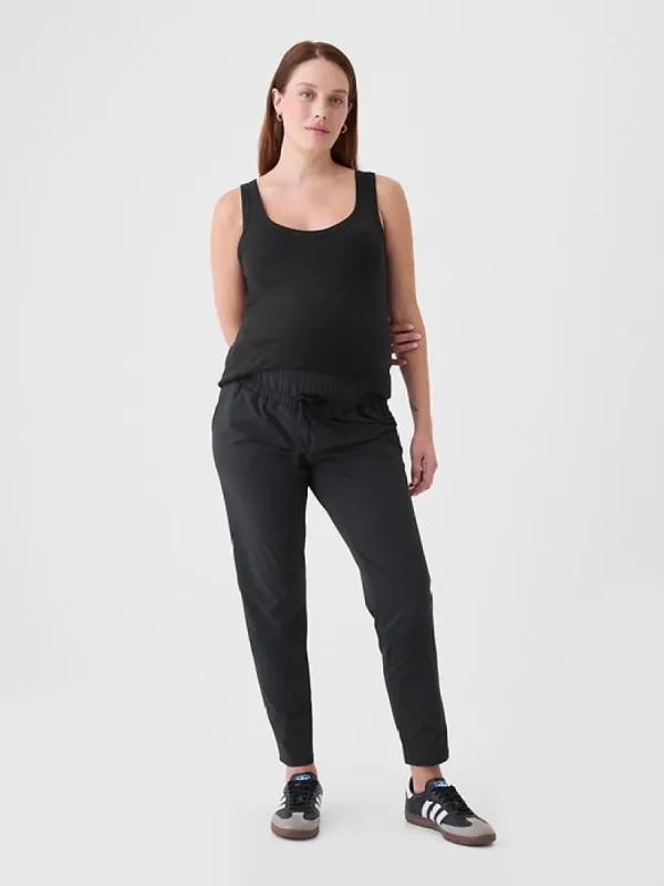 Maternity Inset Panel Runaround Pants sold by GAP