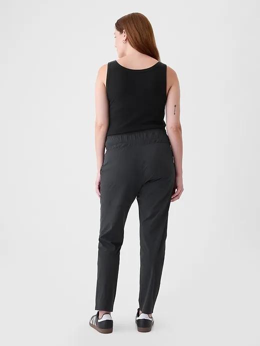 Maternity Inset Panel Runaround Pants sold by GAP product image thumbnail 2