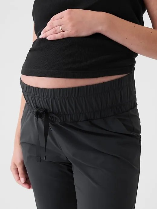 Maternity Inset Panel Runaround Pants sold by GAP product image thumbnail 4