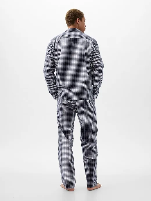 Adult Poplin Pajama Set sold by GAP product image thumbnail 5