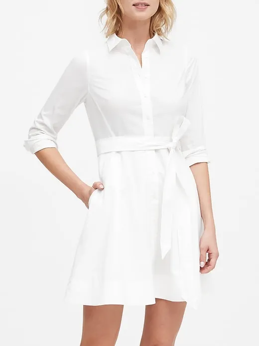Poplin Shirt Dress sold by Banana Republic