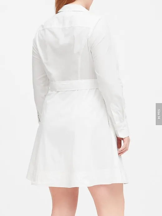 Poplin Shirt Dress sold by Banana Republic product image thumbnail 5