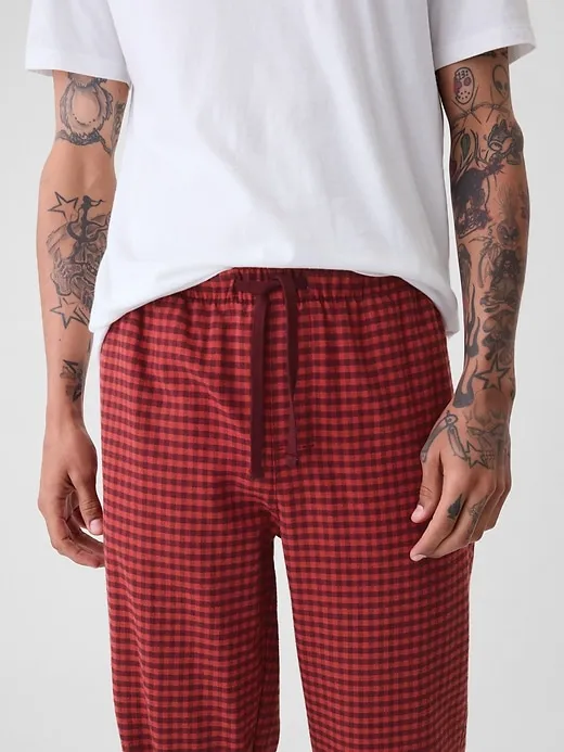 Flannel PJ Joggers sold by GAP product image thumbnail 3