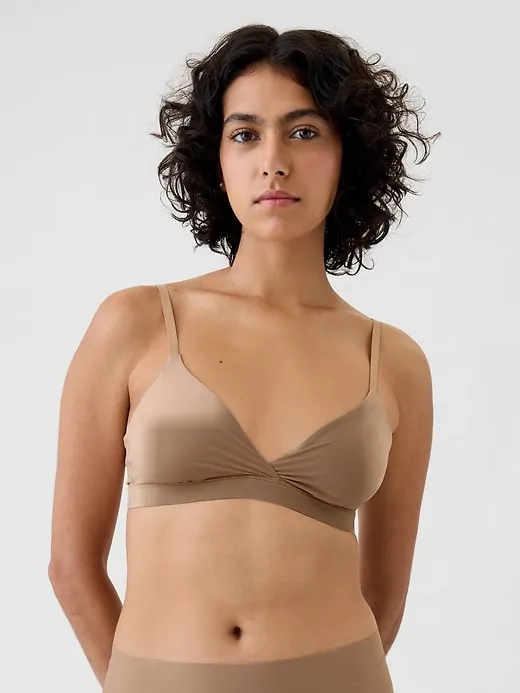 SecondSkin Crossover Bralette sold by GAP