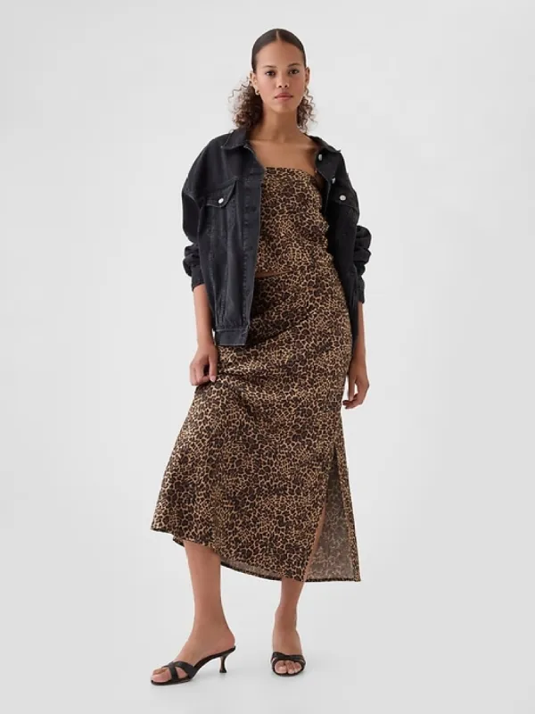 Satin Maxi Skirt sold by GAP
