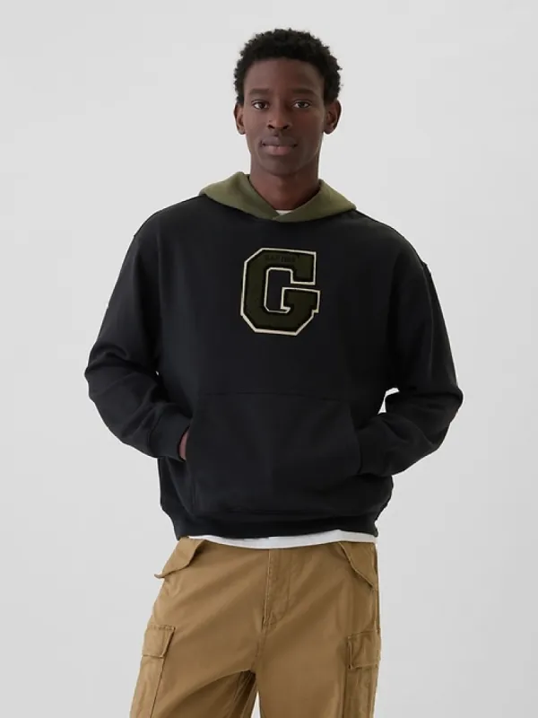 Colorblock Varsity Logo Hoodie sold by GAP