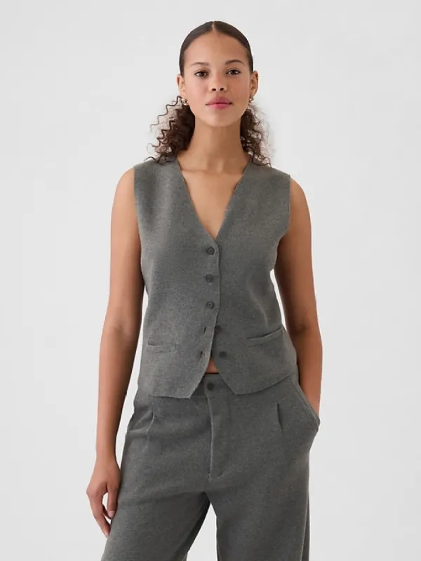 Lightweight CashSoft Sweater Vest sold by GAP