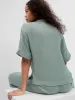 Satin PJ Shirt sold by GAP