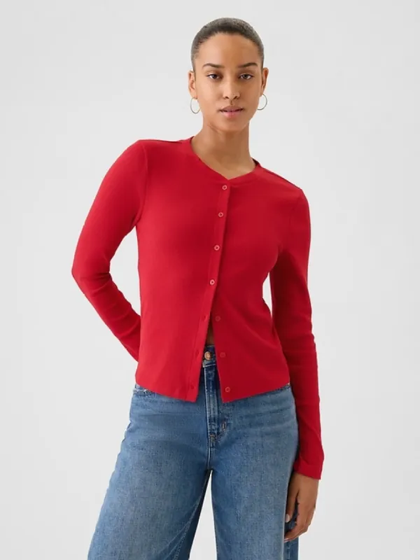 Modern Rib Cardigan sold by GAP